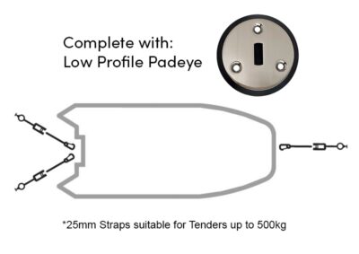 Padeye Kit - Low Profile x 3