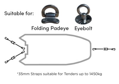 Bow and Stern Snap Hook Kit 1.2m